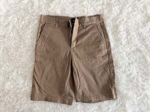 RVCA Boys Brown Chino Walkshorts Size 26